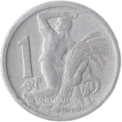 1 koruna 1950