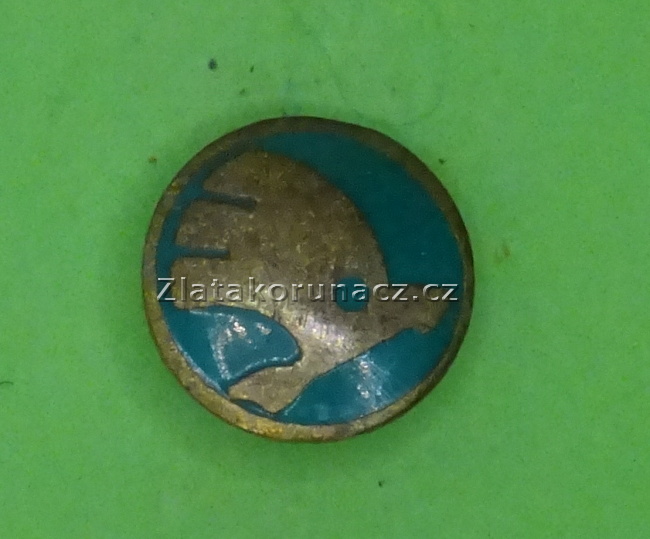 Znak Škoda kulatý zelený