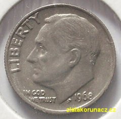 USA - 1 dime 1968