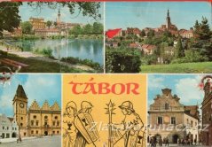 Tábor - historické domy, radnice, náměstí