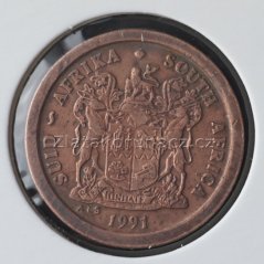 Afrika jižní (Jihoafrická rep.) - 2 cent 1991