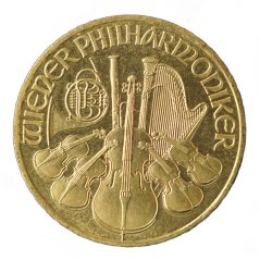 Zlatá mince Rakouska - 1/4 Oz Philharmoniker 1989