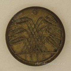 Německo - 5 Rentenpfennig 1924 G