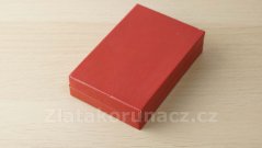 Krabička na vyznamenání - červená