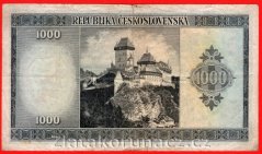 1000 Kčs b.l. 1945  BL