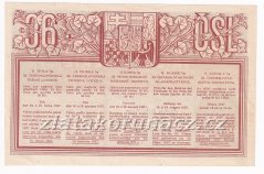 Los - 15 kč - 36. Československá třídní loterie II. - A r.1937