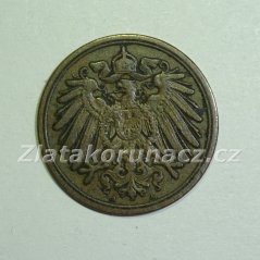 Německo - 1 Reich Pfennig 1897 A