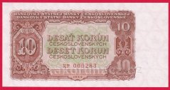 10 Kčs 1953 KP 000283- český číslovač