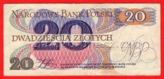 Polsko - 20 zlotych 1982