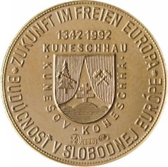 Zlatá medaile - Kuneschha-Kunešov 1992