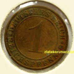 Německo - 1 Reichspfennig 1931 F