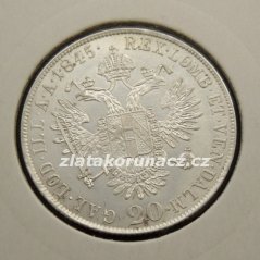 20 Krejcar 1845 C