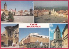 České Budějovice - Žižkovo náměstí s ČERNOU VĚŽÍ