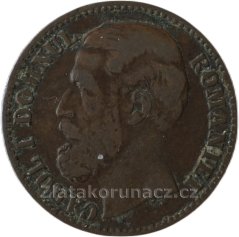 Rumunsko - 2 bani 1880 B