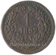 1 krejcar F.J.I.-1892 KB