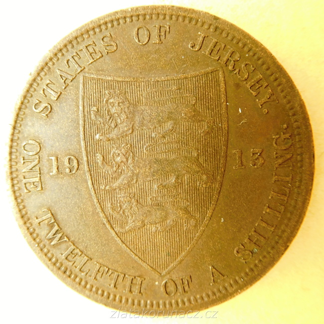 Jersey - 1/12 schilling 1913