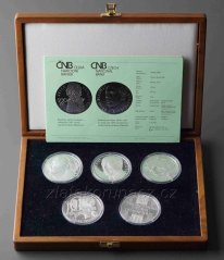 Sada 500Kč mincí 2012-2020 Proof