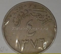 Saudská Arábie - 4 qirsh 1956