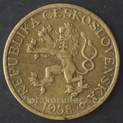 1 koruna 1958