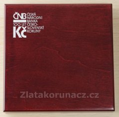Sada oběžných mincí 2019 - 20 Kč Rok měny proof - dřevěná etue