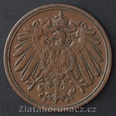 Německo - 1 Reich Pfennig 1899 F