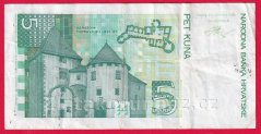 Chorvatsko - 5 kuna 1993