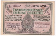 Los - 15 Kč - 27. Československá třídní loterie II. - E r.1932