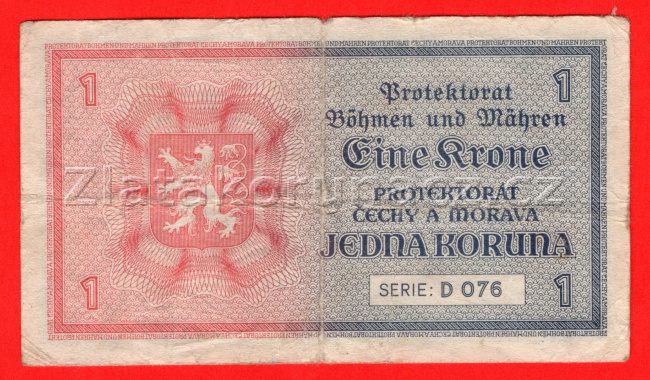 1 Koruna 1940 D 076