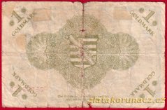 Drážďany - 1 goldmark - 1923