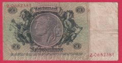 Německo - 50 Reichsmark 30.3.1933 - série Z-i - 7 m.č.