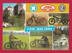 Kámen - hrad, expozice jednostopých motorových vozidel