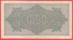 Německo - 1000 mark 15.9.1922 - série Q-GB
