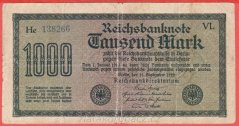 Německo - 1000 mark 15.9.1922 - série He-VL