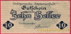 Schwanenstadt - 10 haléřů - 1920