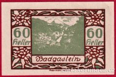 Bad Gastein - 60 haléřů - 1920