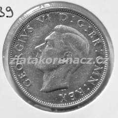 Anglie - 1/2 crown 1939