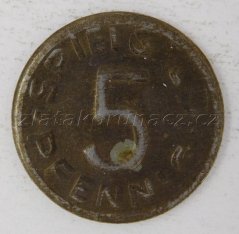 Spielgeld 5 Pfennig
