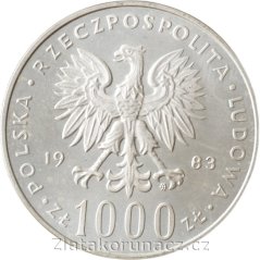 Polsko - 1.000 zlotych 1983