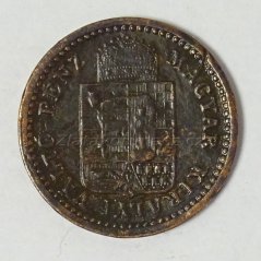 1 krejcar F.J.I.-1891 KB