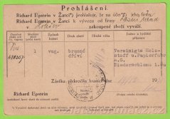 RICHARD EPSTEIN - Velkoobchod dřívím