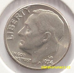 USA - 1 dime 1974 D