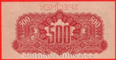 500 koruna 1944 AO perf.