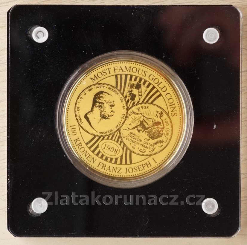 Zlatá mince Niger - 100 Francs 2022 - 100 Kronen Franz Joseph I. 1908