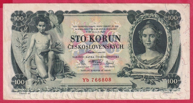 100 korun 1931 Yb