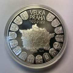 2021 - 10 000 Kč Založení Velké Prahy Proof