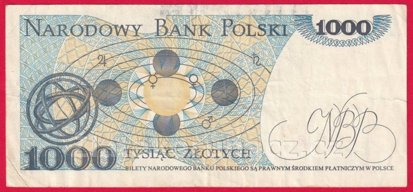 Polsko - 1000 Zlotych 1982