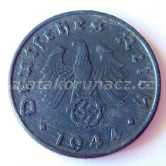 Německo - 5 Reichspfennig 1944 D