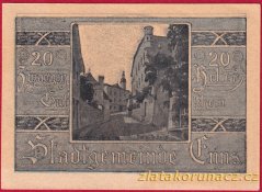 Enže - 20 haléřů - 1920 - modrá