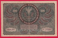 Polsko - 500 Marek 1919 I.Serie