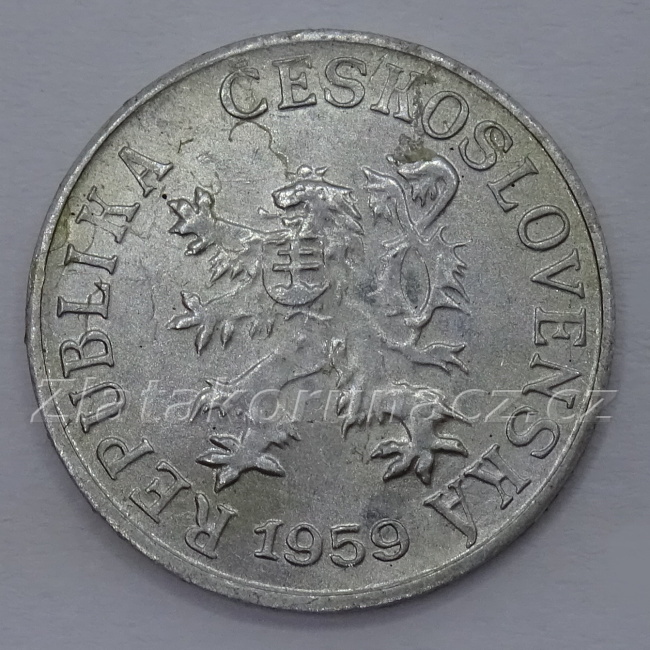 1 haléř 1959